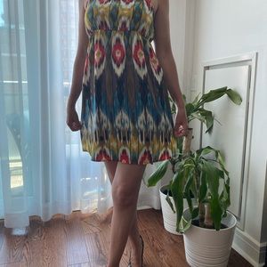 Sexy Vivid Colours Summer Dress With Shoulder Straps Size Small